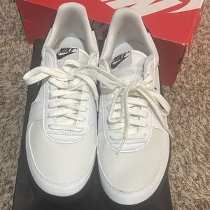 Nike Women’s Field General White Low-Top Sneakers with Black Swoosh